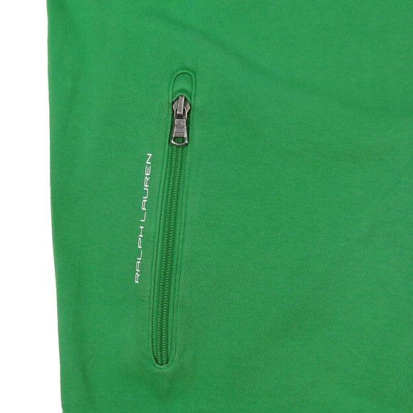 NEW Polo Ralph Lauren Performance Track Athletic Jacket! Green  Navy Polo Player - Picture 2 of 3